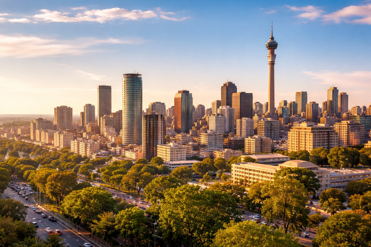 City view of Johannesburg